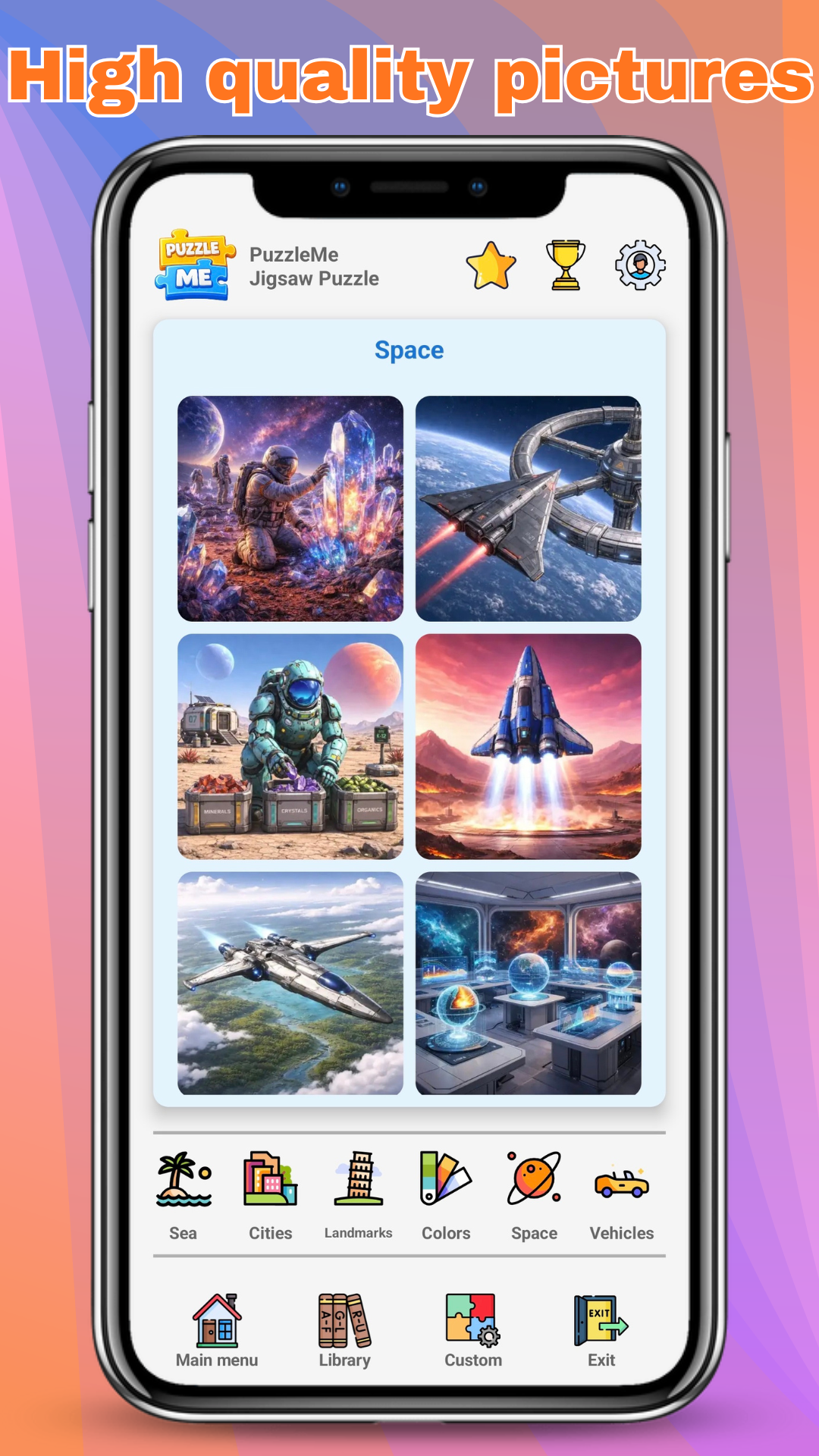PuzzleMe completed puzzle